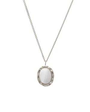 Κολιέ Emily Φίλντισι Ασημί