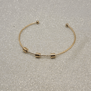 Βραχιόλι Χειροπέδα Επίχρυση Foxy Lady B9004 Χρυσό