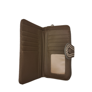 Πορτοφόλι Γυναικείο Μεγάλο με Εξωράφα Foxy Lady Πούρο