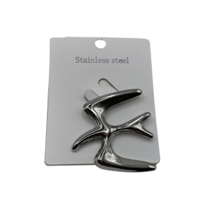 Καρφίτσα Ατσάλινη Πτηνό Ασημί