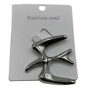 Καρφίτσα Ατσάλινη Πτηνό Ασημί