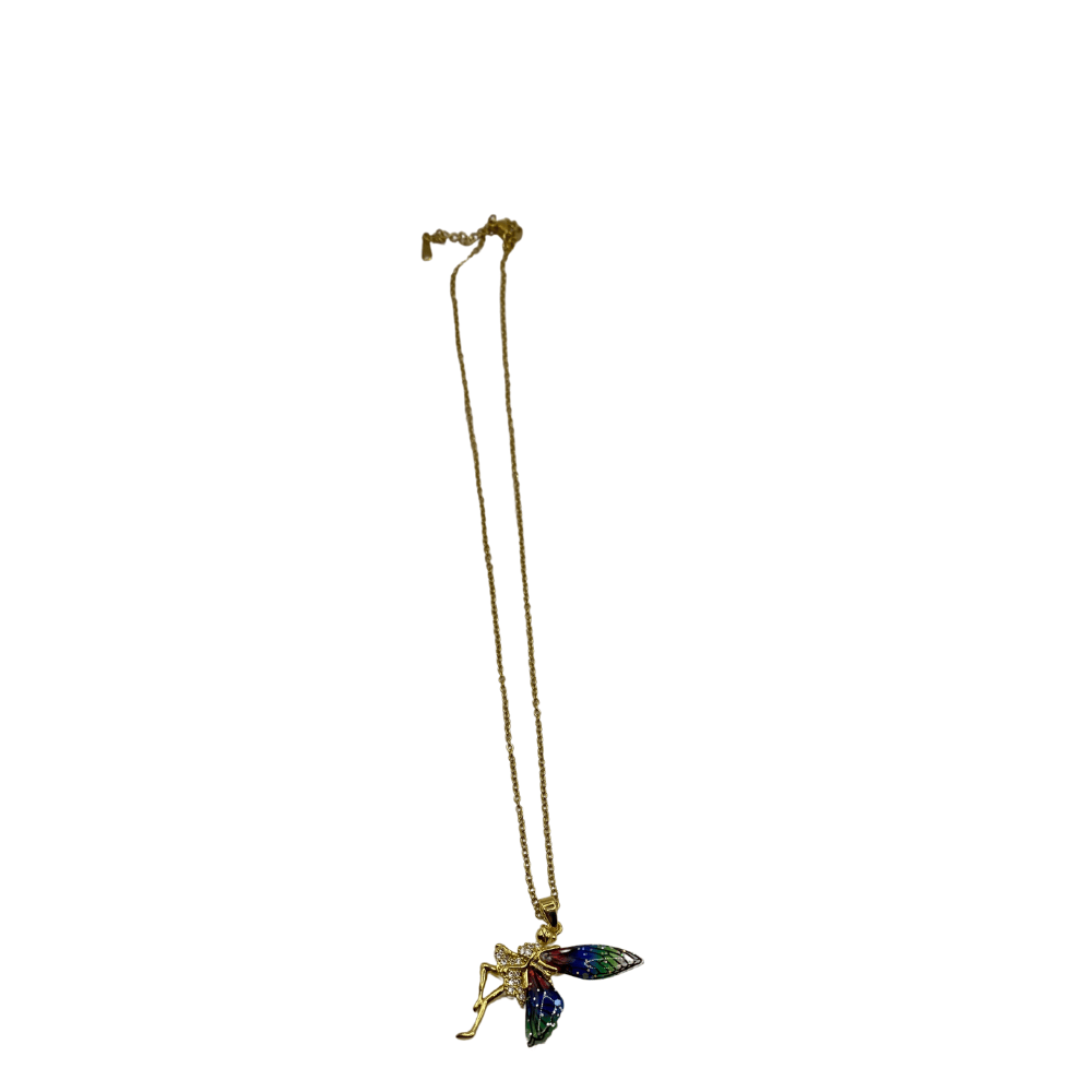 Κολιέ Γυναικείο Με Σχέδιο Νεράιδας Σε Πολύχρωμο