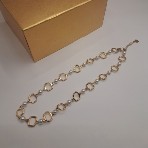 Κολιέ Γυναικείο Κοντό με Επέκταση Foxy Lady K120 Ασημί