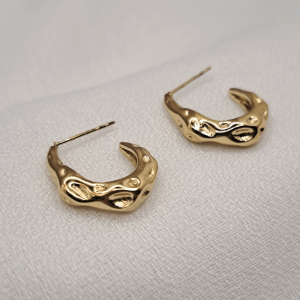 Σκουλαρίκια Γυναικεία από Ανοξείδωτο Ατσάλι Ε214 Χρυσά