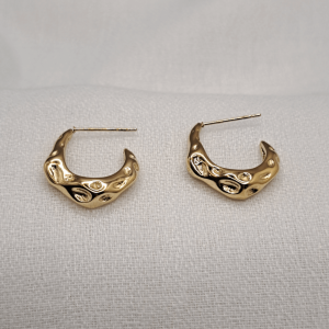 Σκουλαρίκια Γυναικεία από Ανοξείδωτο Ατσάλι Ε214 Χρυσά