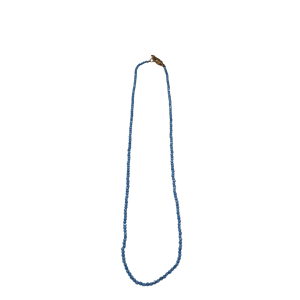 Κολιέ Γυναικείο Ζιργκόν με Κούμπωμα από Ατσάλι K146 Μπλε