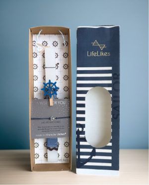 Λαμπάδα για Αγόρια Sailor με Βραχιόλι σε Κουτί