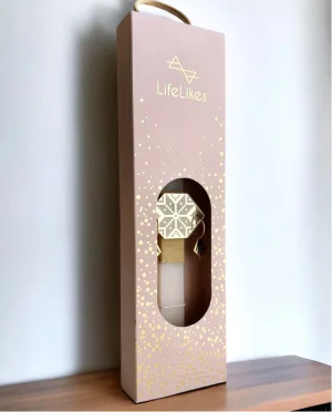 Λαμπάδα για Κορίτσια Kedima Ntalia με Σκουλαρίκια Χρυσά σε Κουτί