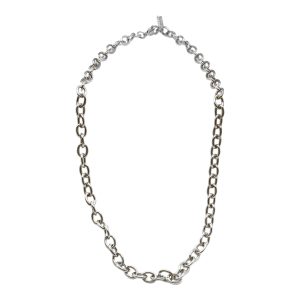 Κολιέ Γυναικείο Αλυσίδα απο Ανοξείδωτο Ατσάλι Ασημί K887