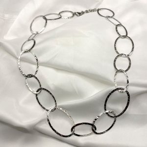 Κολιέ Γυναικείο Αλυσίδα απο Ανοξείδωτο Ατσάλι Ασημί K886