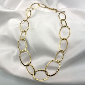 Κολιέ Γυναικείο Αλυσίδα απο Ανοξείδωτο Ατσάλι Χρυσό K762