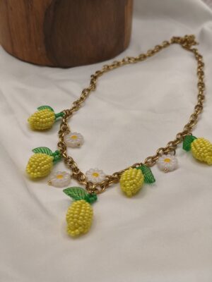 Κολιέ λεμόνι από Ανοξείδωτο ατσάλι